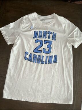 Nike White North Carolina '23 Graphic Short Sleeve Tee